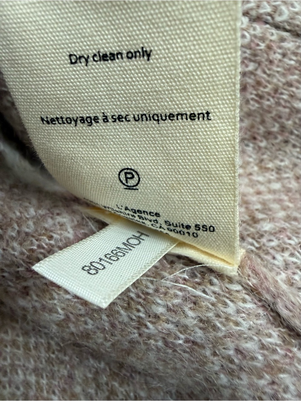 L'AGENCE 
Siobhan Fuzzy Argyle Cardigan - Picture 14 of 16